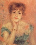 Pierre-Auguste Renoir Portrait of t he Actress Jeanne Samary